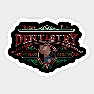 Hermey Elf Dentist Sticker